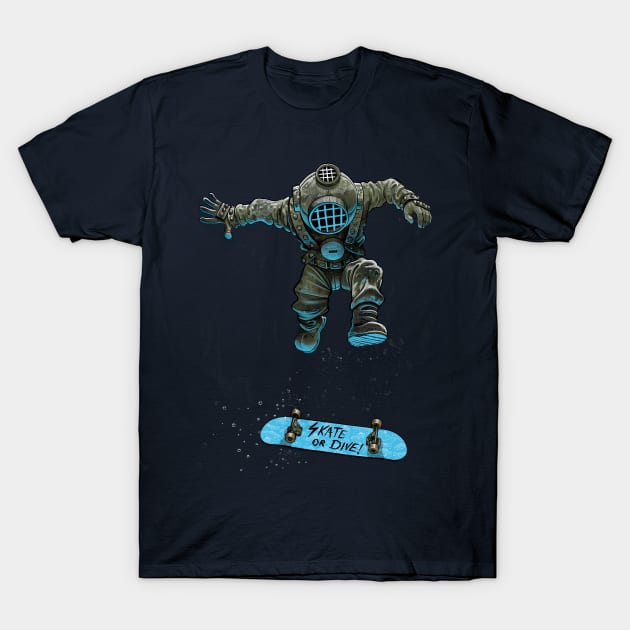 Skate or dive! T-Shirt by Moi Escudero